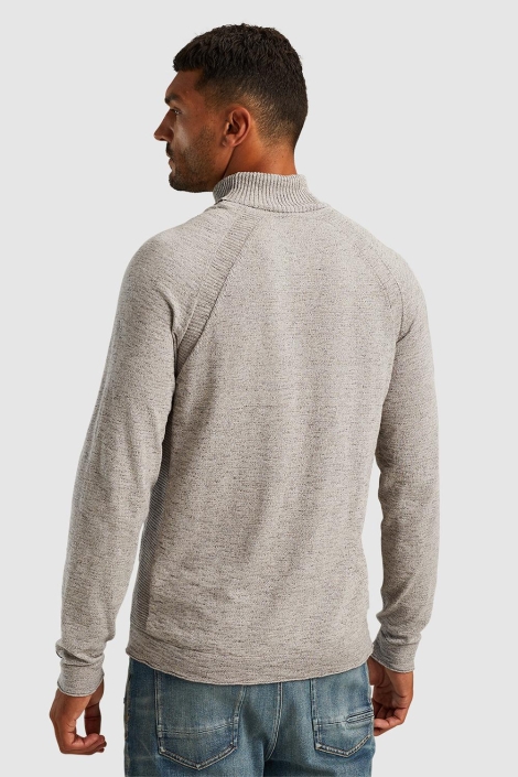 Cast Iron roll neck cotton heather